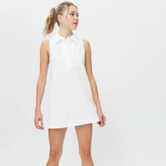 Urban Outfitters Harmon Sleeveless Polo Mini Dress - Picture 3 of 5